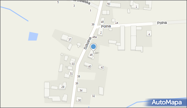 Kobylniki, Szkolna, 46/2, mapa Kobylniki