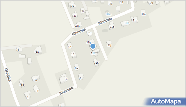 Kokoszkowy, Szkolna, 31i, mapa Kokoszkowy