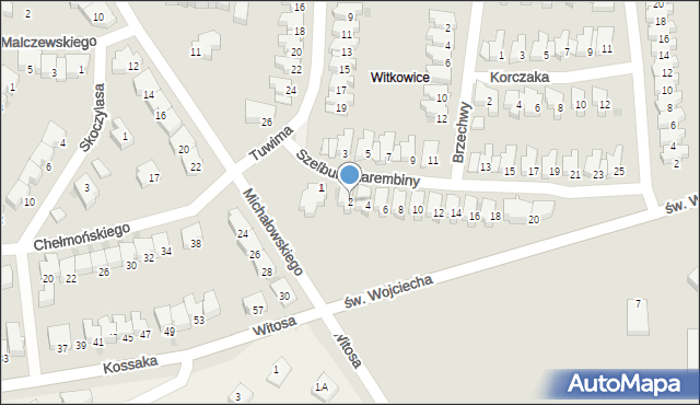 Kołobrzeg, Szelburg-Zarembiny Ewy, 2, mapa Kołobrzegu