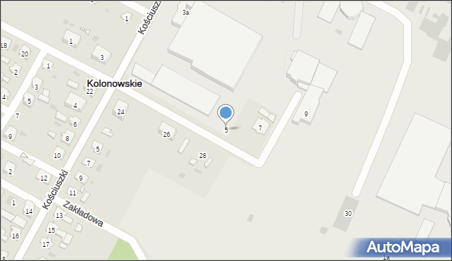 Kolonowskie, Szkolna, 5, mapa Kolonowskie