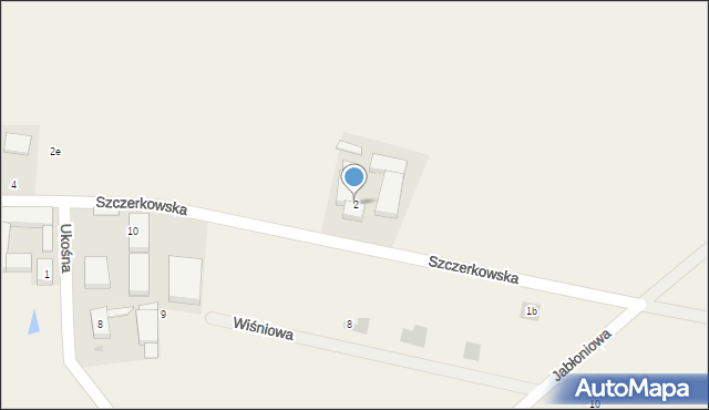 Konarzew, Szczerkowska, 2, mapa Konarzew