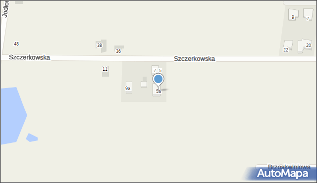 Konarzew, Szczerkowska, 5a, mapa Konarzew