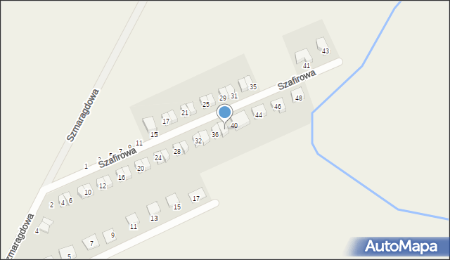 Konarzewo, Szafirowa, 38, mapa Konarzewo