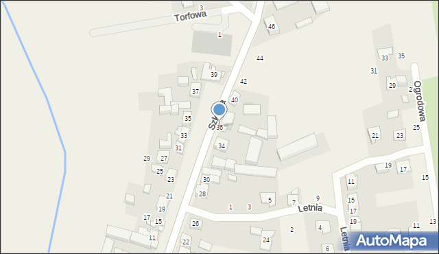 Konarzewo, Szkolna, 36, mapa Konarzewo