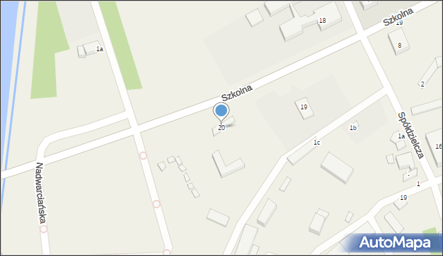 Konopnica, Szkolna, 20, mapa Konopnica