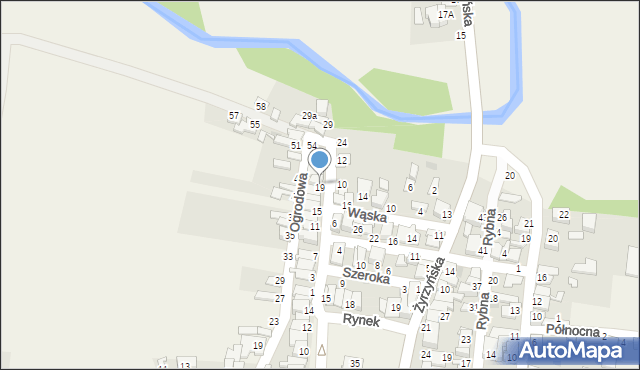 Końskowola, Szewska, 21, mapa Końskowola