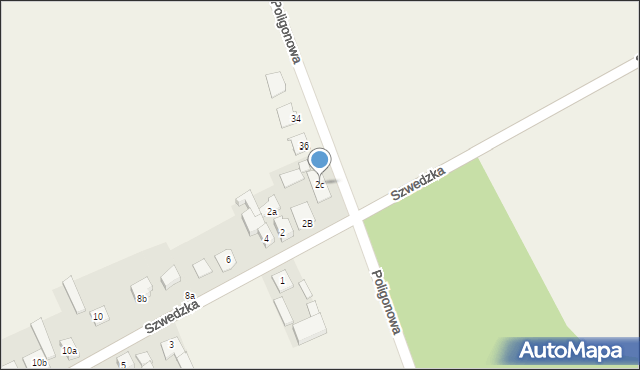 Kościelna Wieś, Szwedzka, 2c, mapa Kościelna Wieś