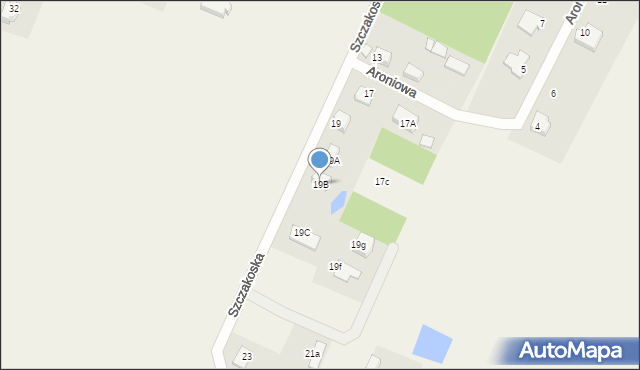 Kotorydz, Szczakoska, 19B, mapa Kotorydz