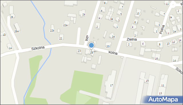 Krajenka, Szkolna, 19, mapa Krajenka