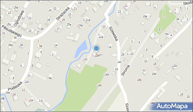 Kraśnik, Szewska, 12b, mapa Kraśnik