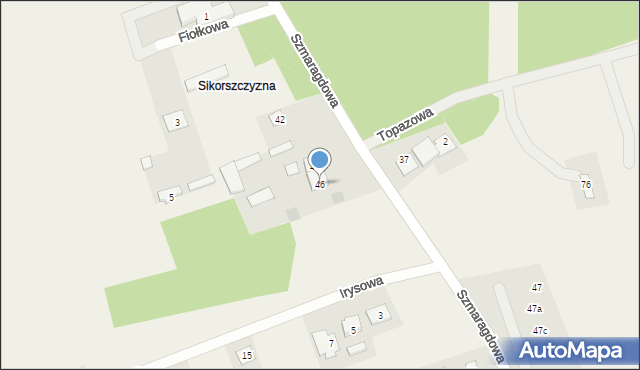 Krupniki, Szmaragdowa, 46, mapa Krupniki