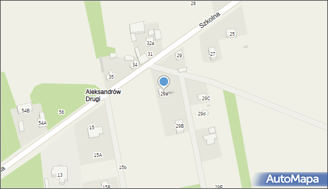 Kruszów, Szkolna, 29a, mapa Kruszów