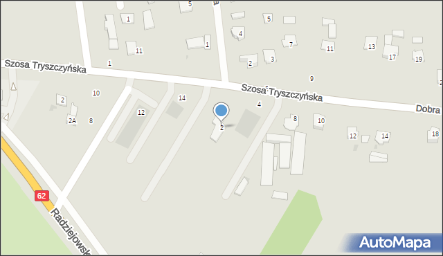 Kruszwica, Szosa Tryszczyńska, 16, mapa Kruszwica
