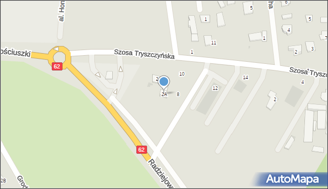 Kruszwica, Szosa Tryszczyńska, 2A, mapa Kruszwica