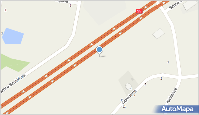 Kruszyn Krajeński, Szosa Szubińska, 19, mapa Kruszyn Krajeński