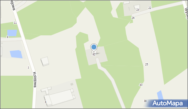 Kruszyn Krajeński, Szosa Szubińska, 42, mapa Kruszyn Krajeński