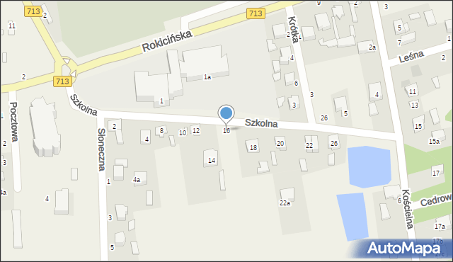 Kurowice, Szkolna, 16, mapa Kurowice