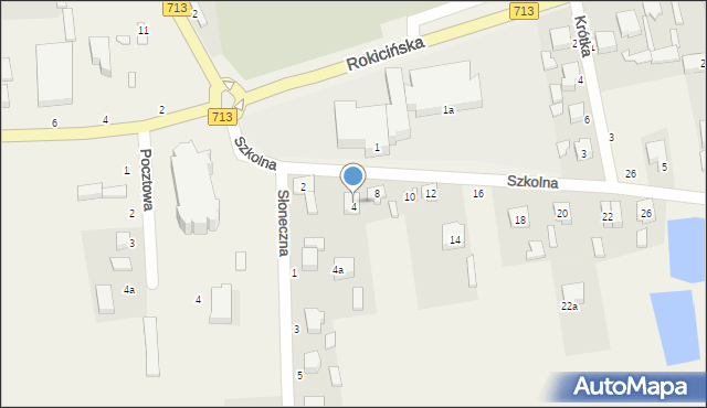 Kurowice, Szkolna, 6, mapa Kurowice