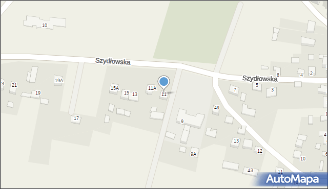 Kurozwęki, Szydłowska, 11, mapa Kurozwęki