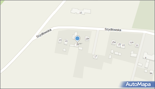 Kurozwęki, Szydłowska, 19, mapa Kurozwęki