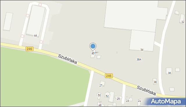 Łabiszyn, Szubińska, 40, mapa Łabiszyn