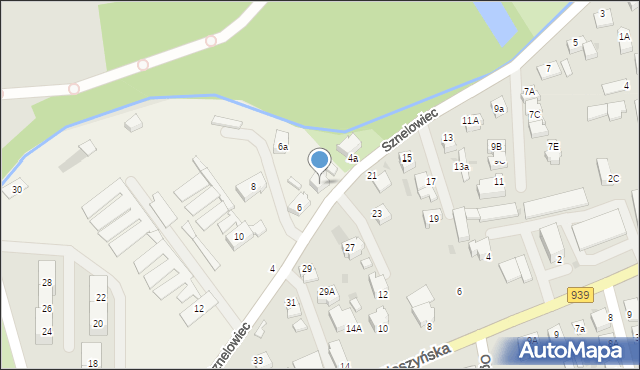 Łąka, Sznelowiec, 4, mapa Łąka