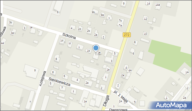 Laskowice, Szkolna, 1f, mapa Laskowice