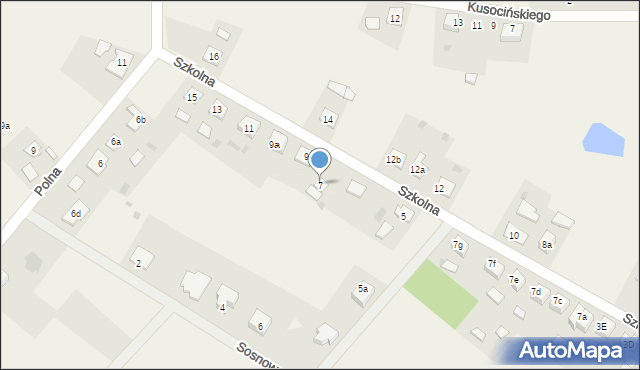 Laskowice, Szkolna, 7, mapa Laskowice