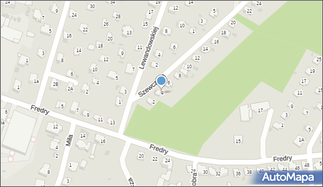 Lędziny, Szewczyka, 4, mapa Lędziny