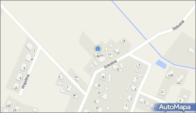 Lędziny, Szkolna, 9A, mapa Lędziny