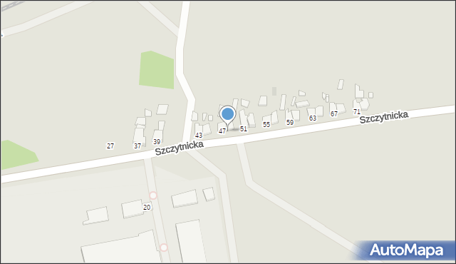 Legnica, Szczytnicka, 49, mapa Legnicy