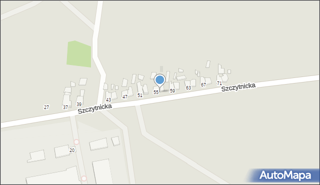 Legnica, Szczytnicka, 57, mapa Legnicy