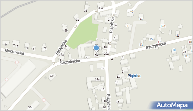 Legnica, Szczytnicka, 5A, mapa Legnicy
