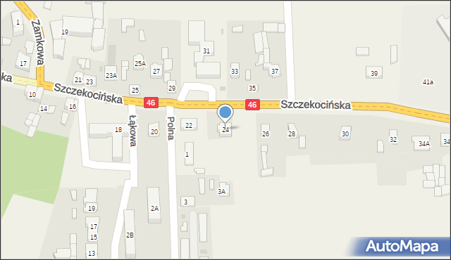 Lelów, Szczekocińska, 24, mapa Lelów