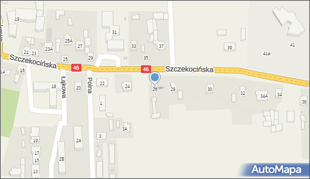 Lelów, Szczekocińska, 26, mapa Lelów