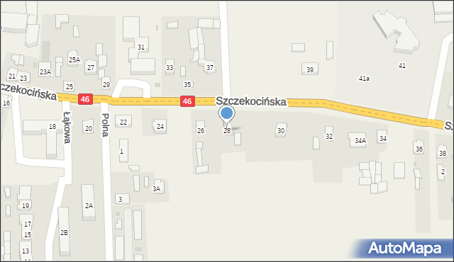 Lelów, Szczekocińska, 28, mapa Lelów