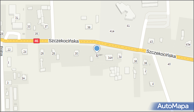 Lelów, Szczekocińska, 32, mapa Lelów