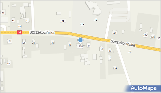 Lelów, Szczekocińska, 34A, mapa Lelów