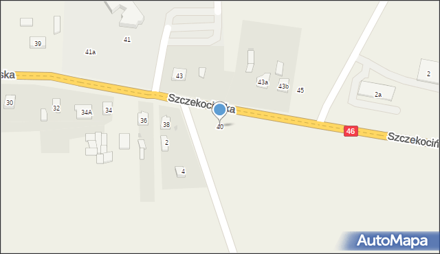 Lelów, Szczekocińska, 40, mapa Lelów