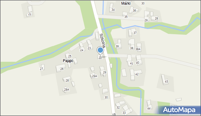 Leśnica, Szkolna, 22, mapa Leśnica