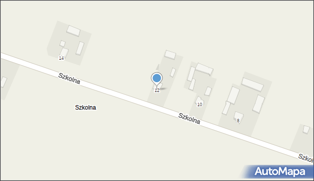 Leszczany, Szkolna, 12, mapa Leszczany