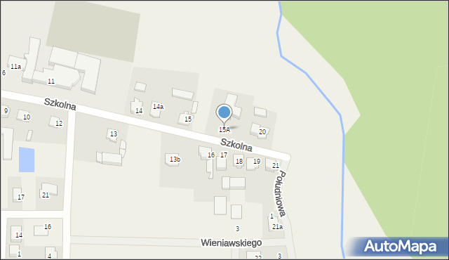 Lewków, Szkolna, 15A, mapa Lewków