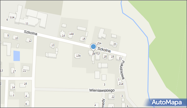 Lewków, Szkolna, 16, mapa Lewków