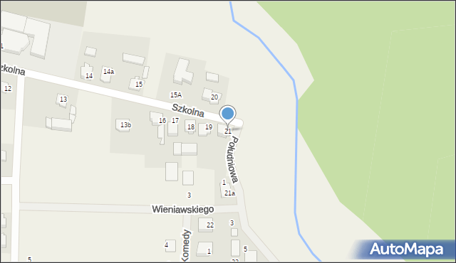 Lewków, Szkolna, 21, mapa Lewków