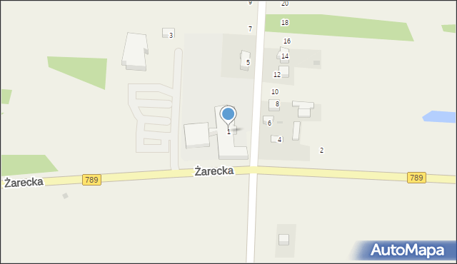 Lgota-Mokrzesz, Szkolna, 1, mapa Lgota-Mokrzesz