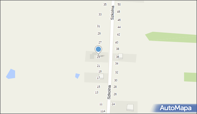 Lgota-Mokrzesz, Szkolna, 23, mapa Lgota-Mokrzesz