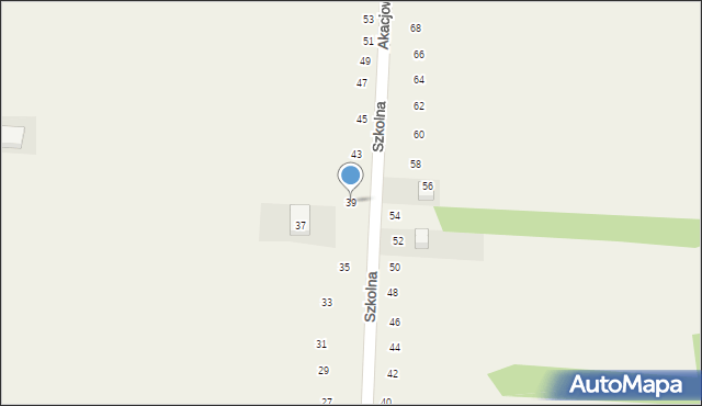 Lgota-Mokrzesz, Szkolna, 39, mapa Lgota-Mokrzesz