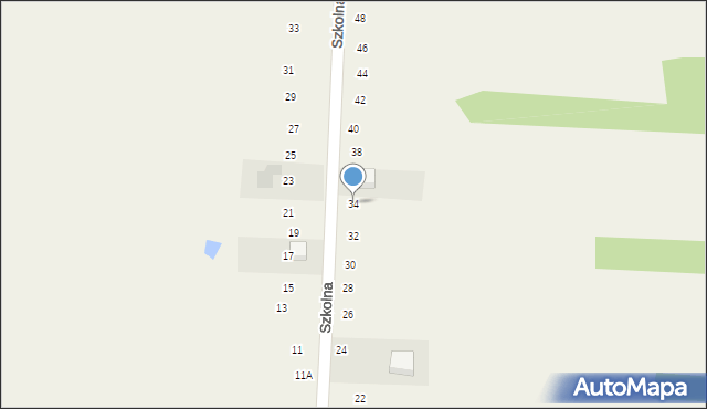 Lgota-Nadwarcie, Szkolna, 34, mapa Lgota-Nadwarcie