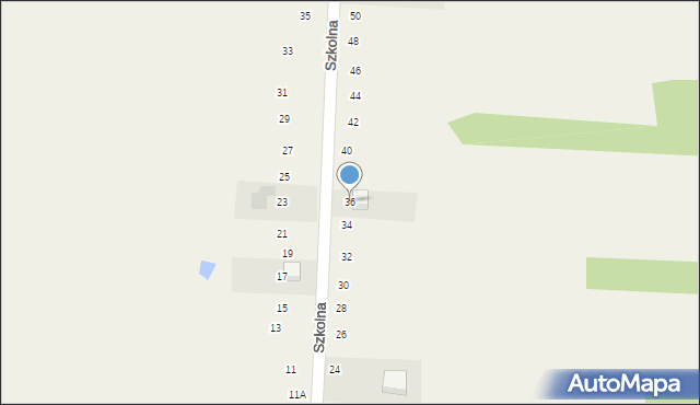 Lgota-Nadwarcie, Szkolna, 36, mapa Lgota-Nadwarcie