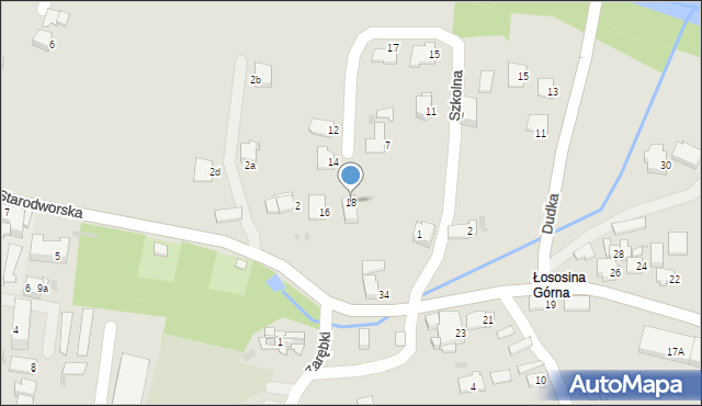 Limanowa, Szkolna, 18, mapa Limanowa